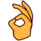 OK Hand emoji on Emojidex